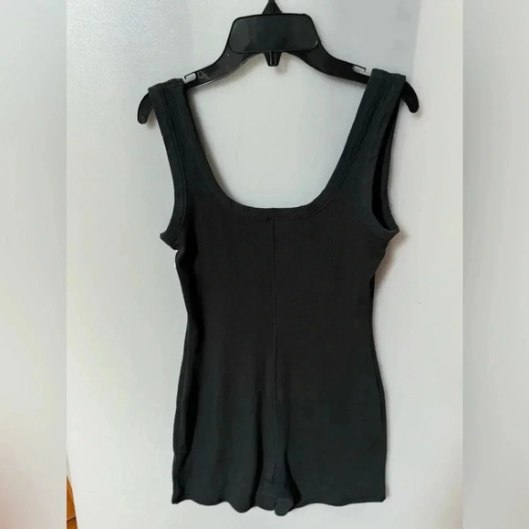 SKIMS Cotton Rib One Piece Women’s Bodysuit Black Size Large $78.00 - Picture 5 of 5
